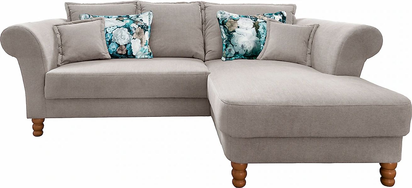 Home affaire Ecksofa "Tassilo Mega Polsterecke mit Kaltschaum im Sitz, bequ günstig online kaufen