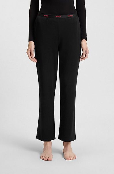 HUGO Pyjamahose ID Sichtbarer Elastikbund, gerades Bein günstig online kaufen