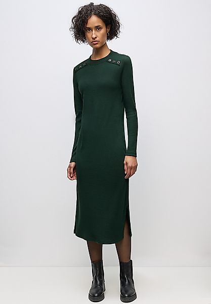 STREET ONE Midikleid in Unifarbe günstig online kaufen