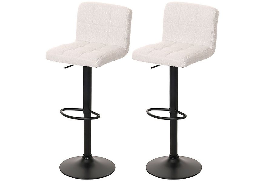 MCW Barhocker MCW-G87-B (Set, 2er), Bequeme Polsterung, Dekorative Ziernäht günstig online kaufen