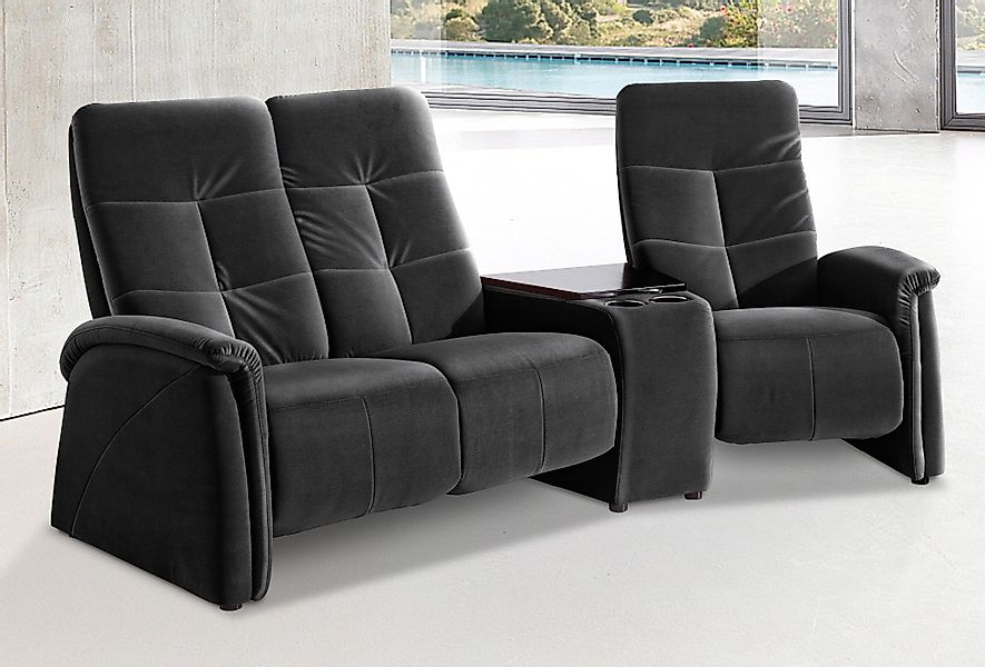 exxpo - sofa fashion 3-Sitzer »Tivoli, Kinosofa mit Tischablage & Stauraumf günstig online kaufen