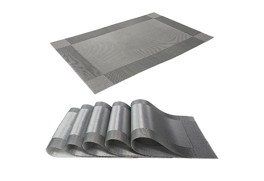 Intirilife Platzset, (Set, 6-St., 6x Platzset), Tischset Tischmatte Unterse günstig online kaufen