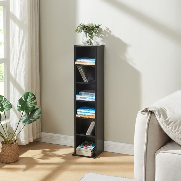 en.casa CD-Regal, »Tynset« 90x20x20 cm Standregal günstig online kaufen