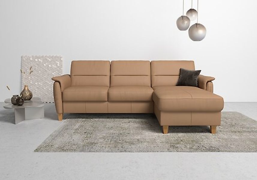 Home affaire Ecksofa »Palmera L-Form, B: 244 cm« optional Bettfunktion & Be günstig online kaufen