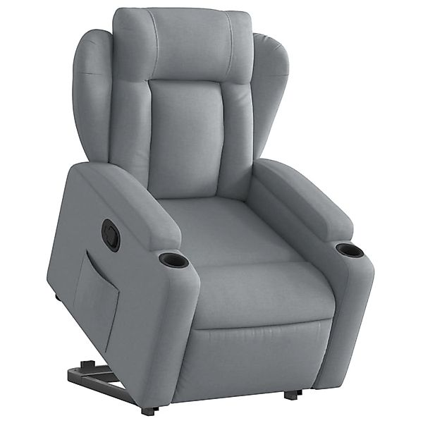 vidaXL Sessel Relaxsessel mit Aufstehhilfe Hellgrau günstig online kaufen