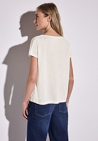 STREET ONE T-Shirt mit U-Boot-Ausschnitt günstig online kaufen
