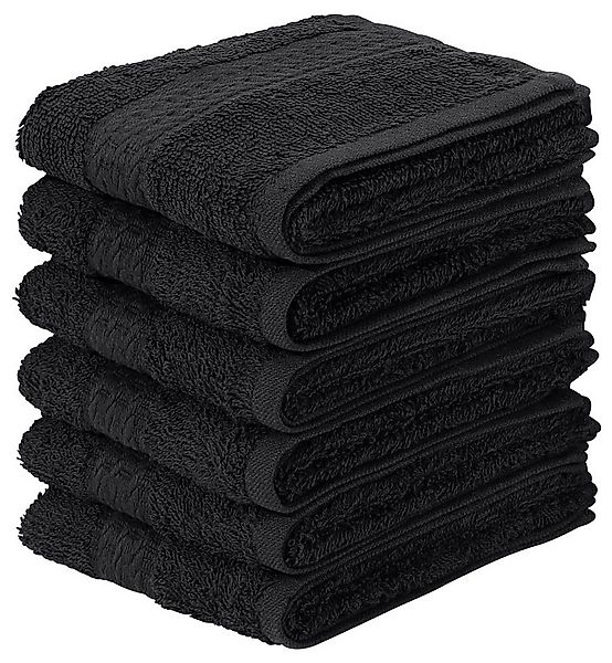 my home Gästehandtücher Juna, als Set und Serie erhältlich, 6 Gästetücher, günstig online kaufen