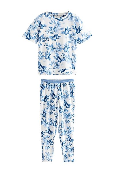 Next Pyjama Kurzarm-Schlafanzug aus 100 % Baumwolle günstig online kaufen