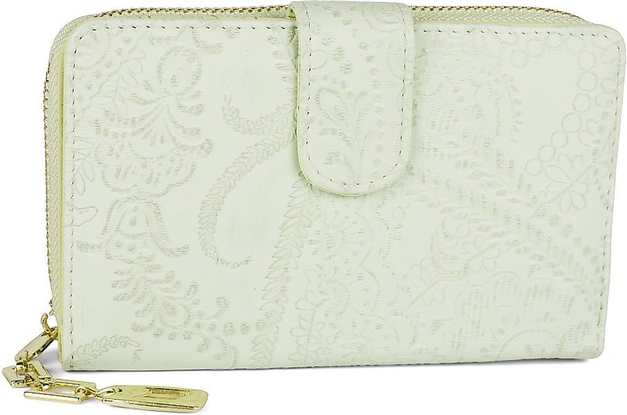 styleBREAKER Geldbörse Geldbörse mit Paisley Blumen günstig online kaufen