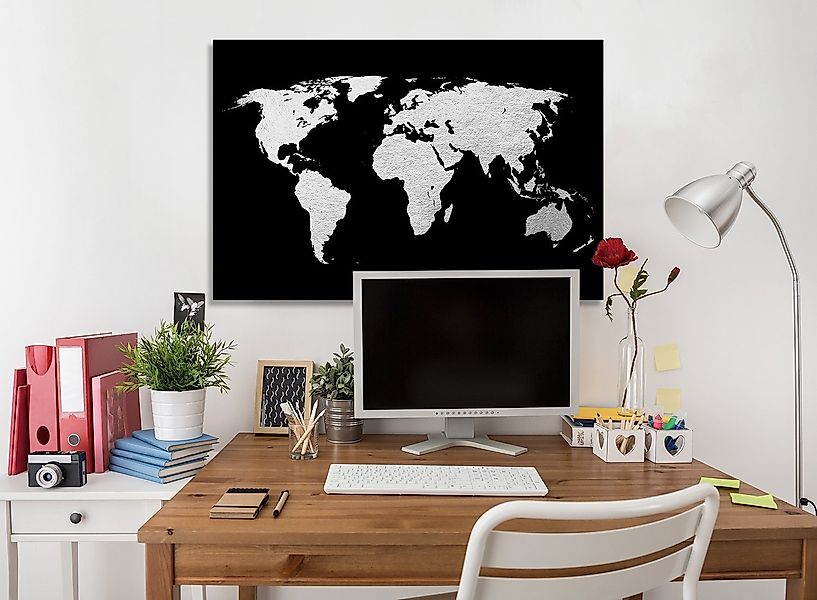 my home Acrylglasbild Weltkarte - Acrylbilder günstig online kaufen