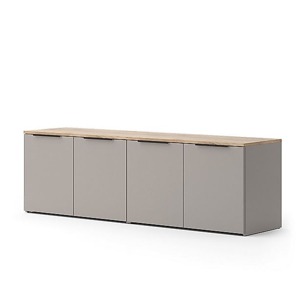 Vicco Wohnwand Wido, Greige/Sonoma, 2 Teile, (2-St) günstig online kaufen