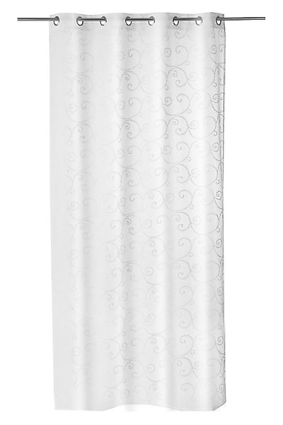 Gardine ORELIE, Ösenschal, Weiß, 140 x günstig online kaufen