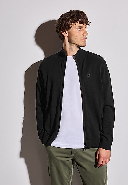 STREET ONE MEN Strickjacke aus reiner Baumwolle günstig online kaufen