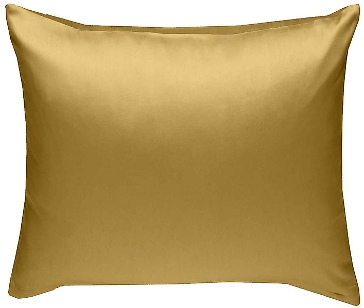 BETTWAESCHE-MIT-STIL Kissenbezug Mako Satin Kissenbezug uni einfarbig, (1 S günstig online kaufen
