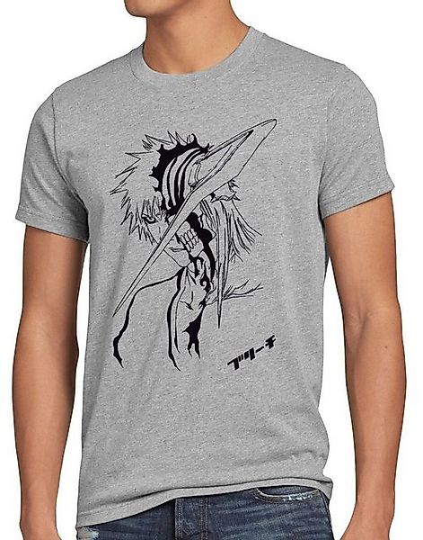 style3 T-Shirt Ichigo Shinigami bleach hollow dämon kurosaki rujia anime ma günstig online kaufen