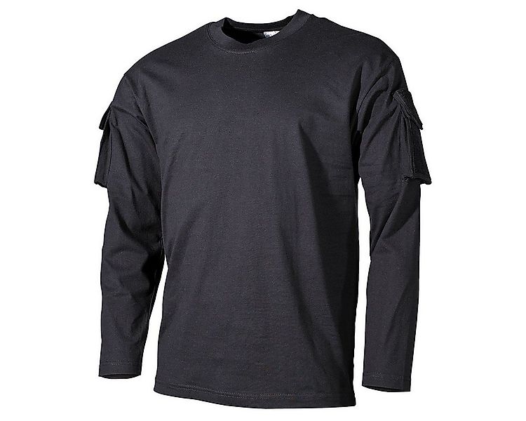 MFH T-Shirt Outdoor Shirt Langarm schwarz mit Ärmeltaschen günstig online kaufen