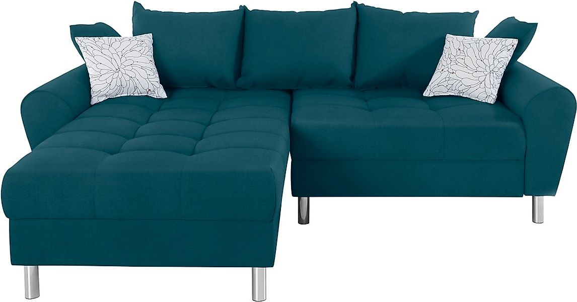 COLLECTION AB Ecksofa "Rada L-Form", inklusive Hocker, Bettfunktion und Fed günstig online kaufen