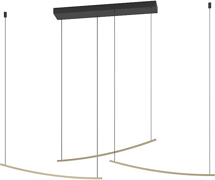 EGLO Hängeleuchte »VILLEGGI Pendellampe - Alu, Stahl - LED - 22W - IP20« LE günstig online kaufen