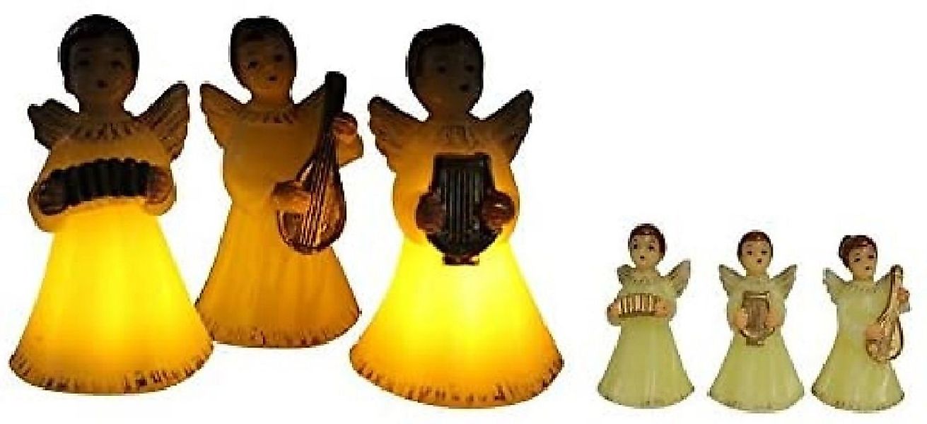 Luna24 simply great ideas... LED-Kerze LED Engel 3er Set Kerzen batteriebet günstig online kaufen