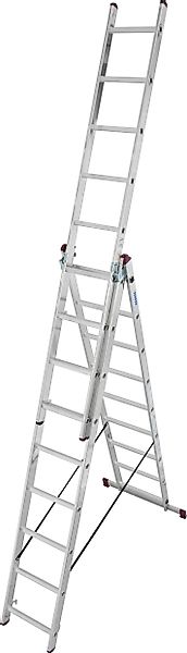 Krause Corda Vielzweck-Leiter 3 x 9 Sprossen Treppenversion günstig online kaufen