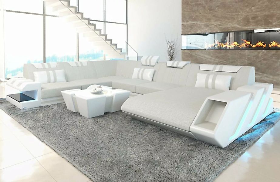 Sofa Dreams Wohnlandschaft Polster Stoffsofa Apollonia XXL Stoff Sofa Couch günstig online kaufen