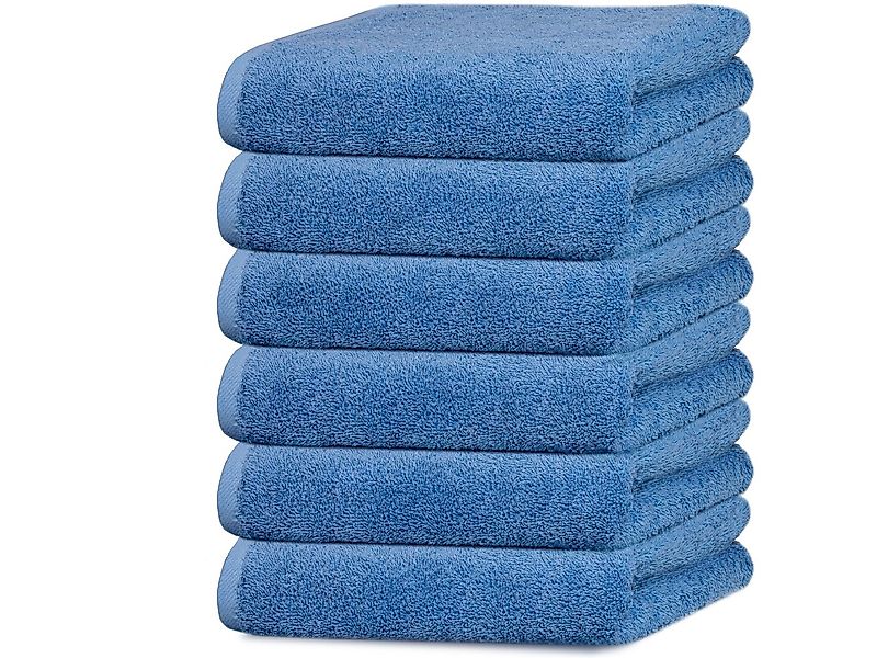 ZOLLNER Handtücher, Walkfrottier (6-St), 50 x 100 cm, 100% Baumwolle, vom H günstig online kaufen
