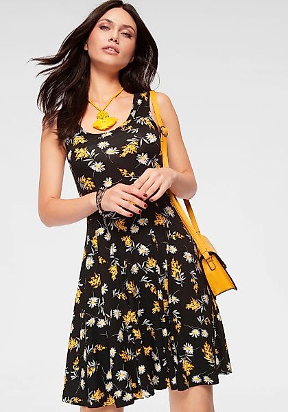 Laura Scott Sommerkleid, figurbetonte Passform, femininer Stil, aus Viskose günstig online kaufen