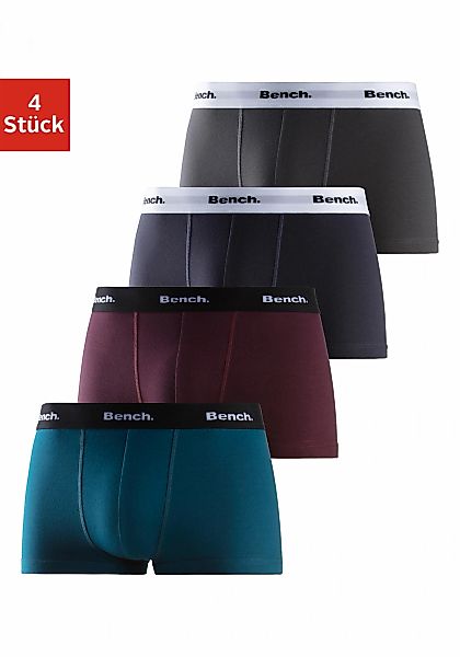 Bench. Hipster, (Packung, 4 St.), knapp sitzende Boxershorts aus Baumwollmi günstig online kaufen