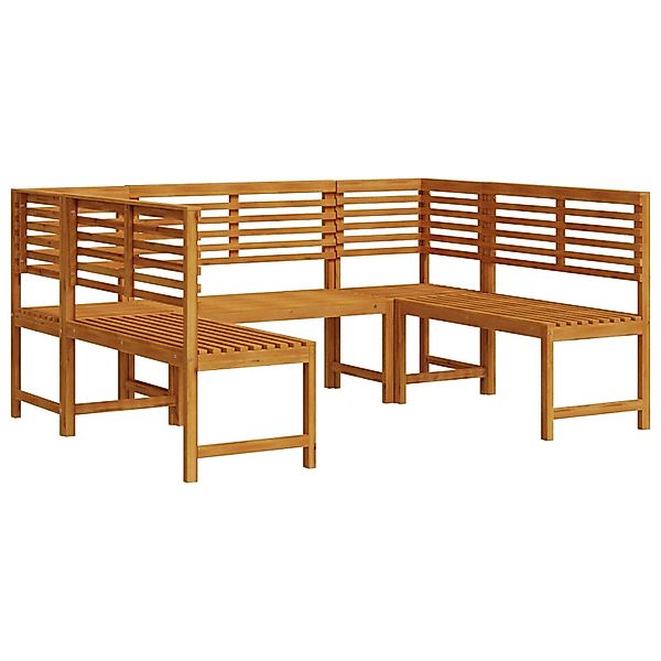 vidaXL 5-tlg Gartenbank-Set Akazienholz 3328690 günstig online kaufen