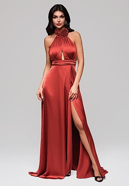 OMBRE Abendkleid Elegantes Abendkleid mit Beinschlitz günstig online kaufen