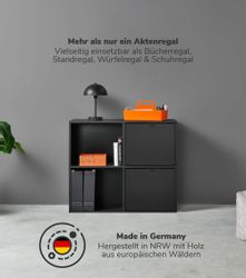 mokebo Aktenregal Der Verstauer, 2 Fächer günstig online kaufen