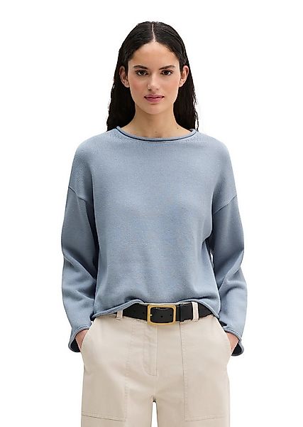 Marc O'Polo Strickpullover Heavy Weight Cotton, Loose Fit, Rollkanten an al günstig online kaufen