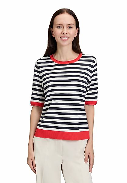 Betty Barclay Kurzarmshirt "Betty Barclay Damen Basic-Pullover mit Streifen günstig online kaufen