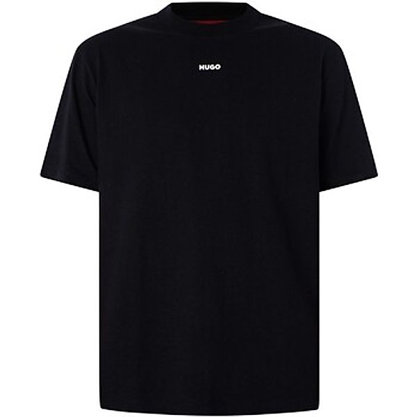 HUGO T-Shirt Rundhalsausschnitt, Relaxed Fit, Logo-Print günstig online kaufen