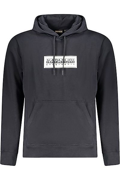 Napapijri Sweatshirt Schwarzes Langarm-Kapuzenpullover für Herren - günstig online kaufen