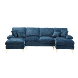 LVHOM Loungesofa mit Ottomane, 272x136x88 cm günstig online kaufen