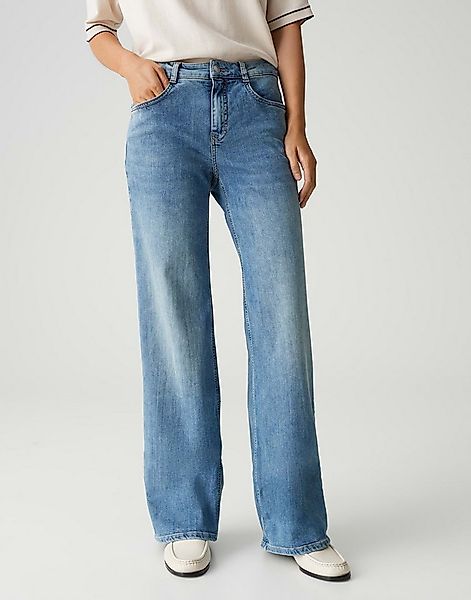 OPUS PANTS Weite Jeans MELLY MODERN mit Powerstretch Mid Rise Long, BCI Cot günstig online kaufen