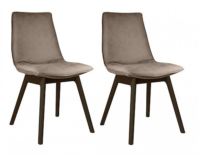 andas Esszimmerstuhl »Ramon«, (Set), 2 St., Microfaser, mit Massivholzbeine günstig online kaufen