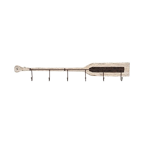 Hakenleiste Paddel – maritime Wandgarderobe mit 6 Haken günstig online kaufen