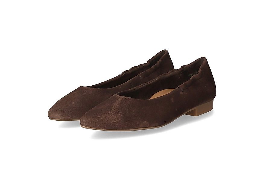 Paul Green Paul Green 1224-009 Damen Rauleder braun Ballerina günstig online kaufen