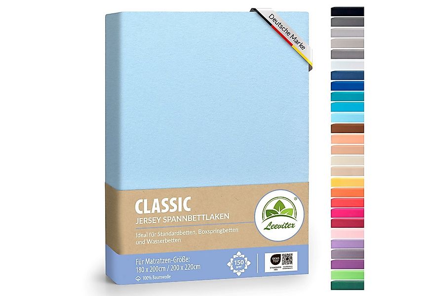 leevitex® Spannbettlaken Spannbettlaken Boxspringbett & Wasserbett Spannbet günstig online kaufen