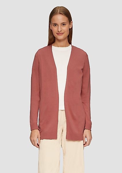 s.Oliver Strickjacke Offene Strickjacke aus Viskosemix günstig online kaufen