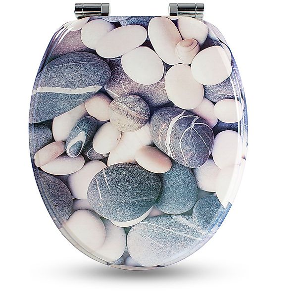 Sanfino WC-Sitz "Stones“ Premium Toilettendeckel mit günstig online kaufen