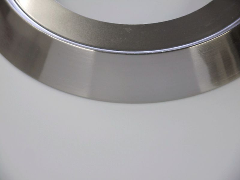niermann Deckenleuchte »Opal matt, Dekorring Nickel matt, 40 cm, HF Sensor, günstig online kaufen