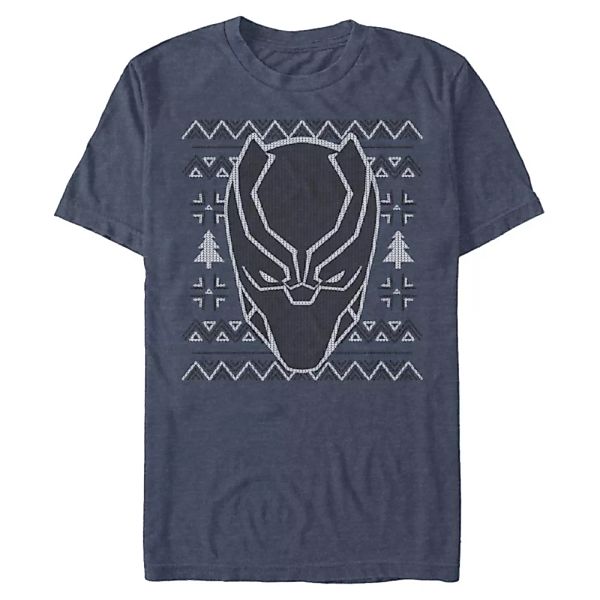 Marvel - Black Panther Back Panther Sweater - Männer T-Shirt günstig online kaufen