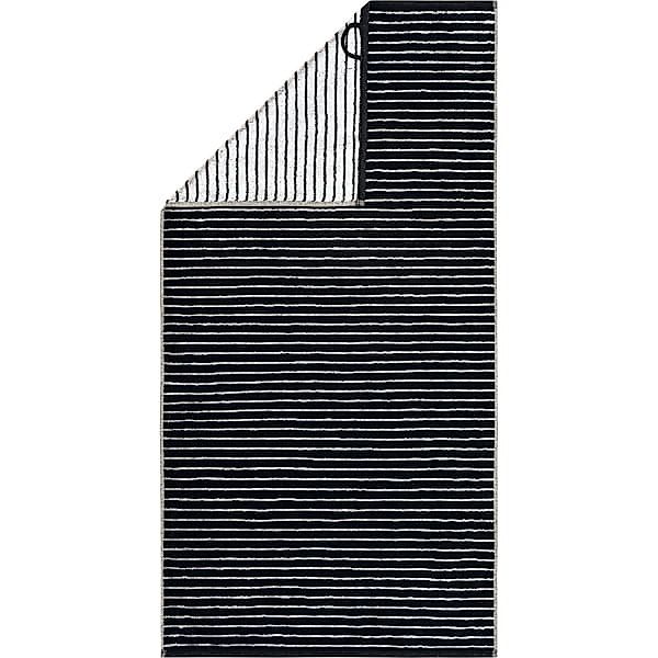 Cawö Handtücher Black&White Ringel 6280 - Farbe: schwarz/weiß - 96 - Duscht günstig online kaufen