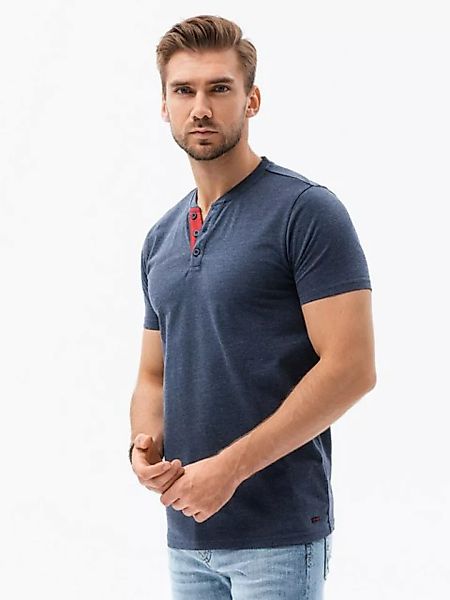 OMBRE T-Shirt Unifarbenes Herren-T-Shirt - marineblau S1390 XL günstig online kaufen