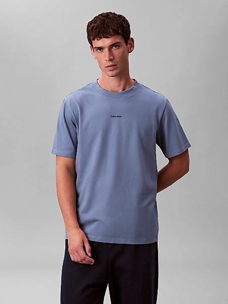 Calvin Klein T-Shirt "SS STRETCH PIQUE NANO EASY TEE" Mit Rundhalsausschnit günstig online kaufen
