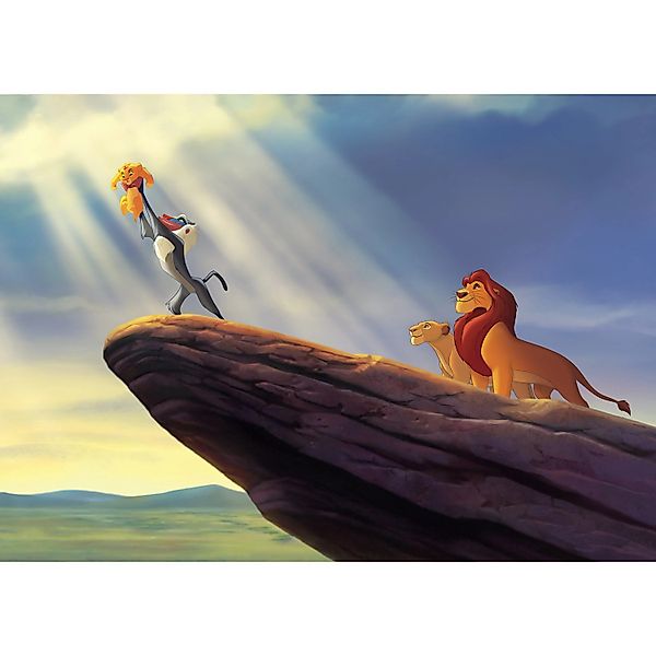 Komar Vlies Fototapete Disney The Lion King The New King Bunt günstig online kaufen