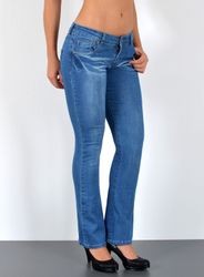 ESRA Bootcut-Jeans Low Waist Jeans Damen günstig online kaufen